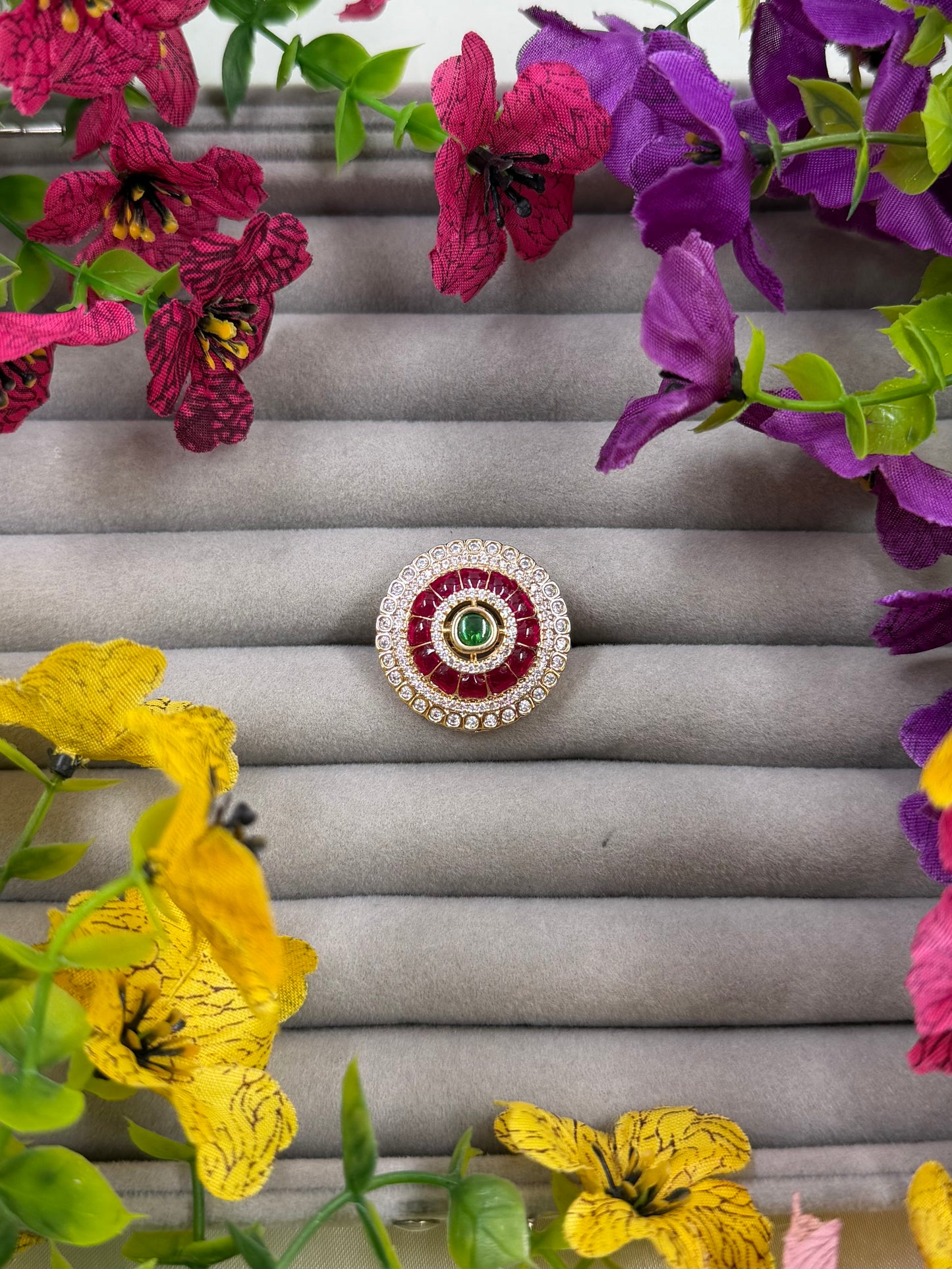 Vedika Moissanite Ring