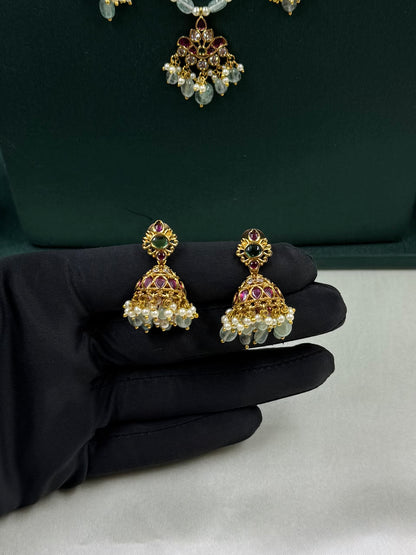 Diana Traditional Three Layering Long Necklace