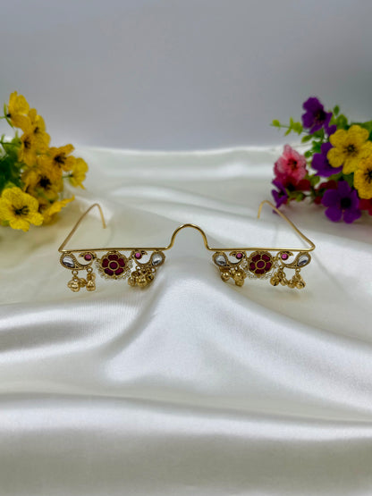 Eshani Pachi Kundan Facelet