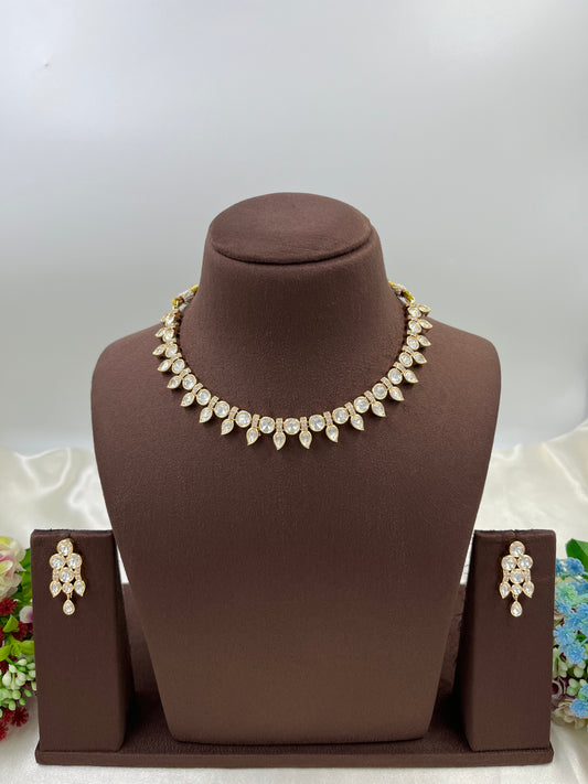 Sunset Blossom Premium Moissanite Necklace