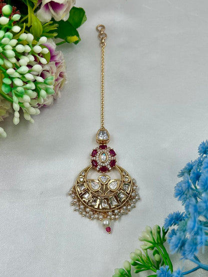 Megha Moissanite Mang Tika