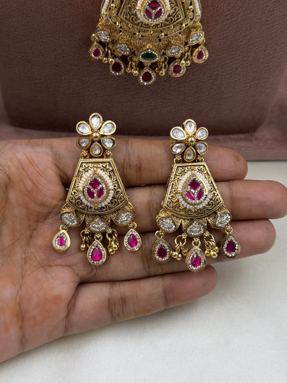 Palak Heritage Combo Necklace Set
