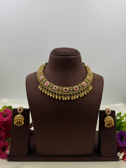 Pushpa Heritage Chorski Necklace Set