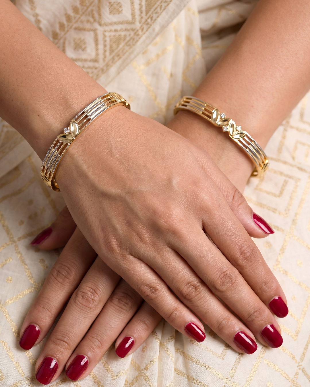 Sunita Premium Two-tone Bangles