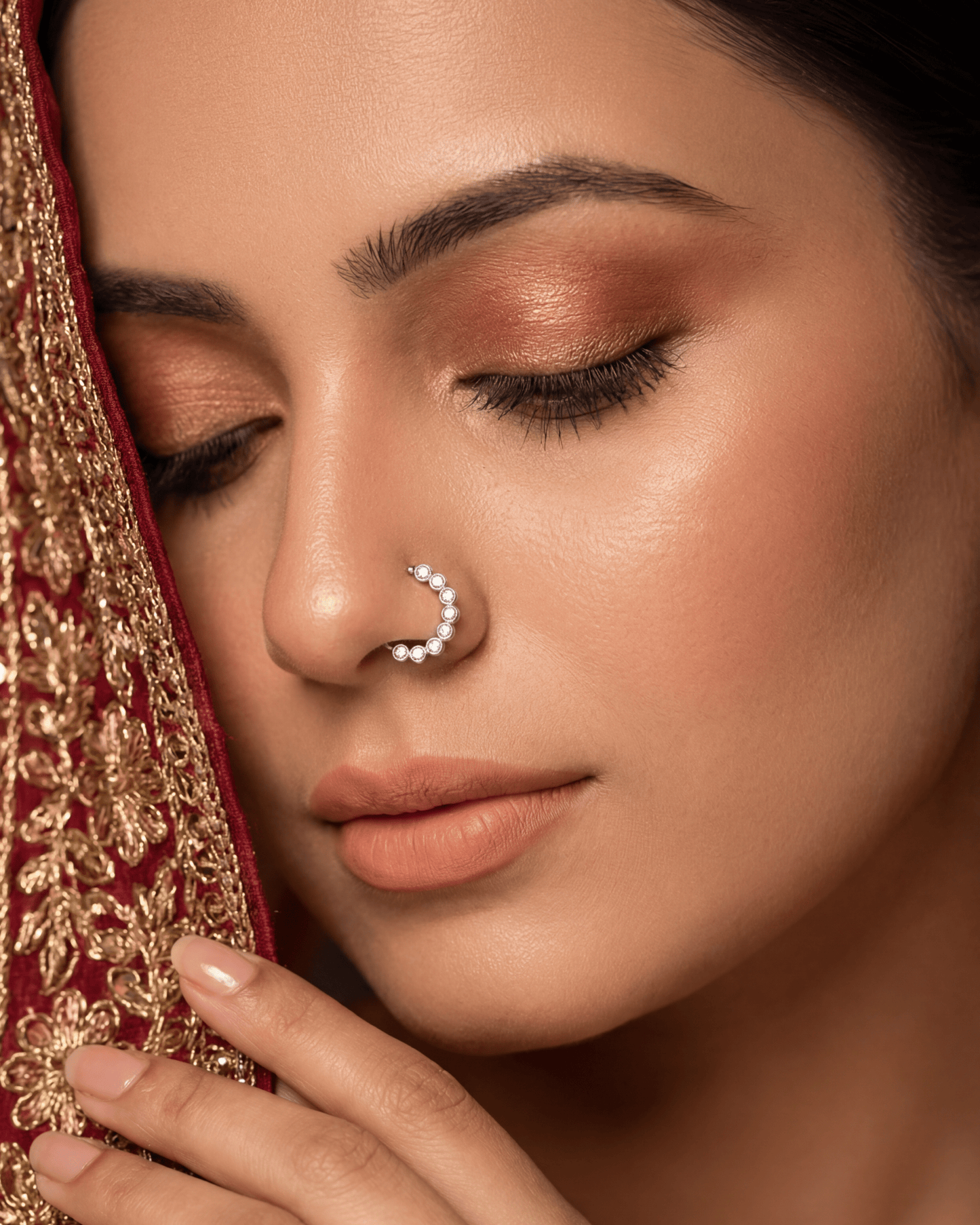 Alisha American Diamond Nose Ring
