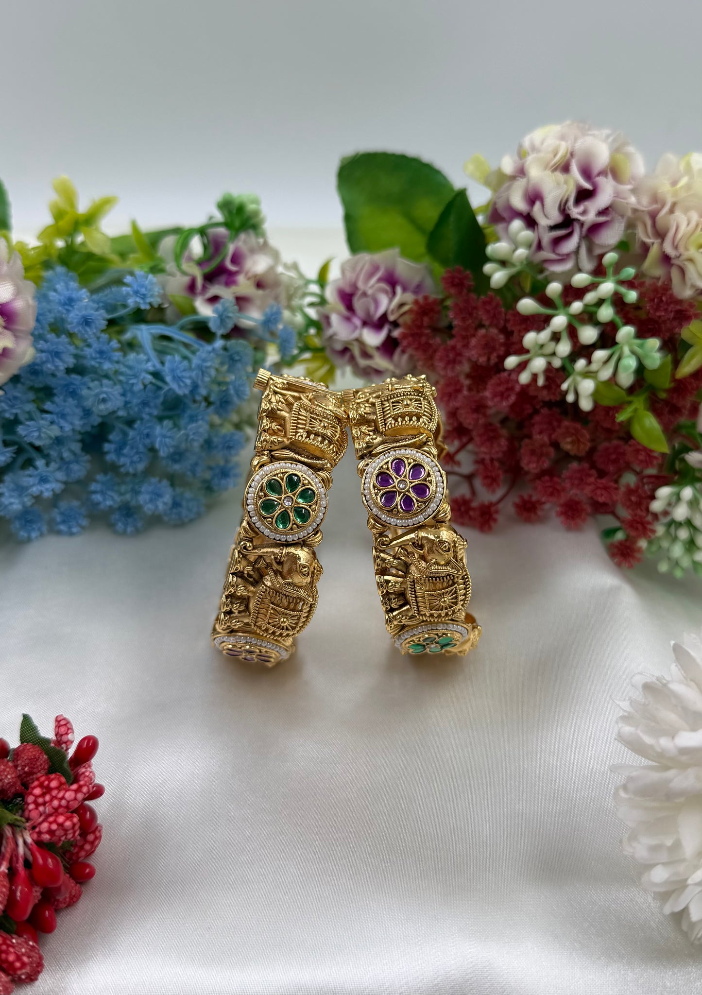 Gitanjali Heritage Temple Bangles (Openable)