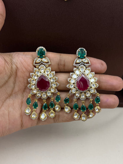 Deepa Premium Victorian Choker Necklace Set