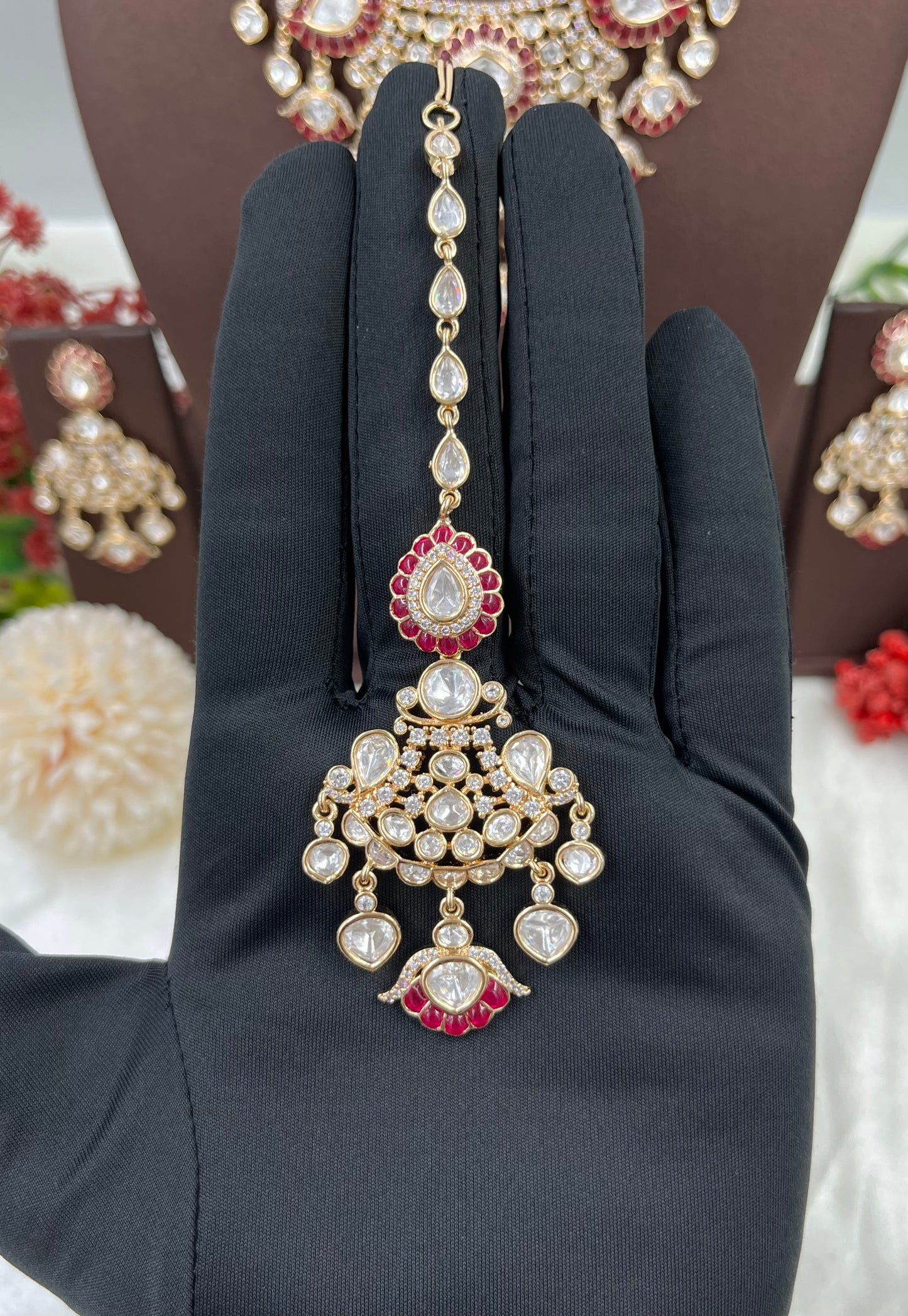 Dhvani Moissanite Kundan Necklace
