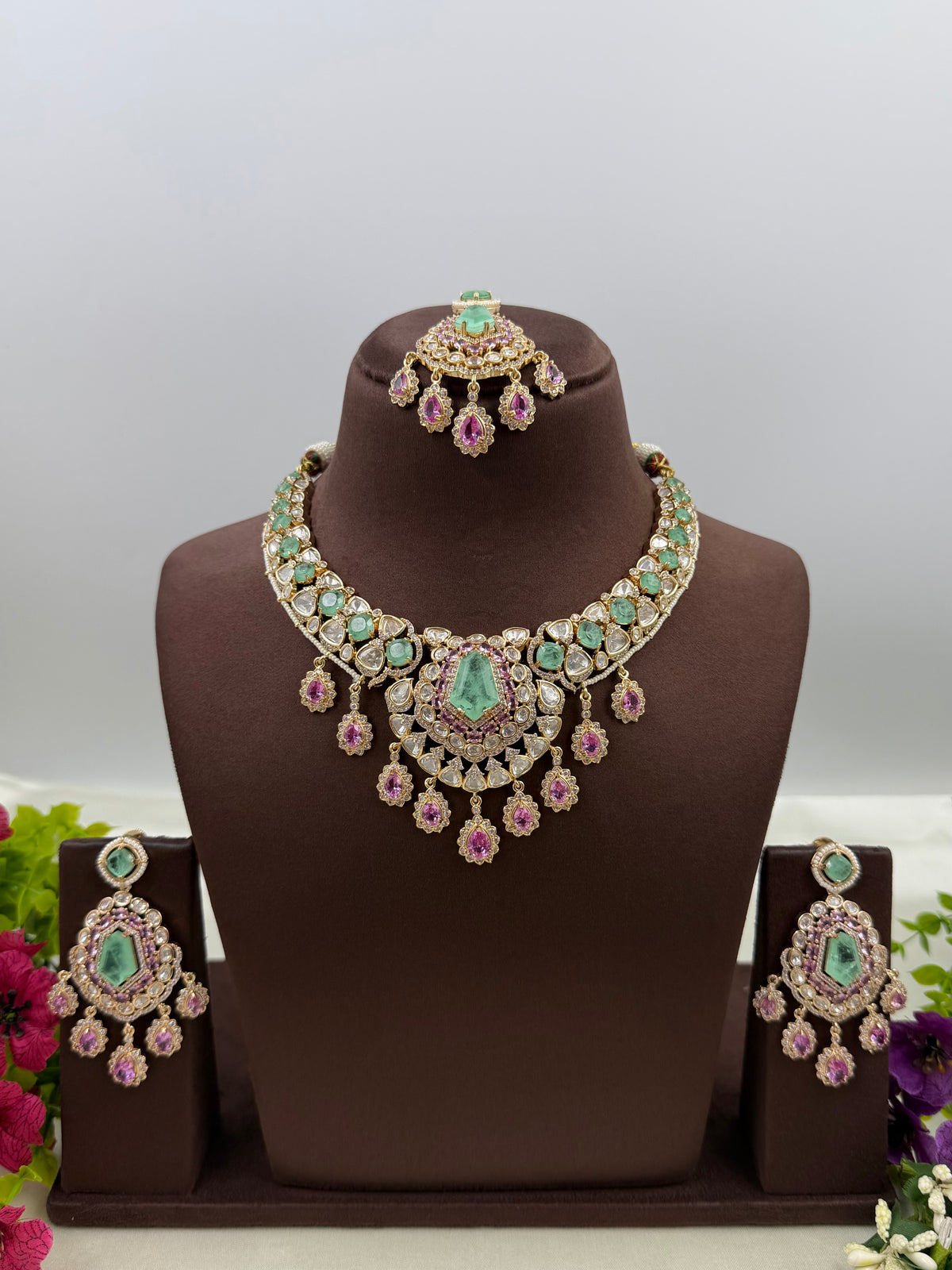 Mayra Moissanite Necklace Set