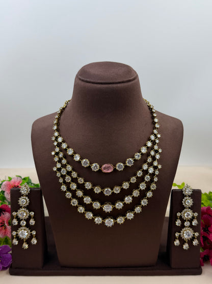 Isha Victorian Ad Necklace Set