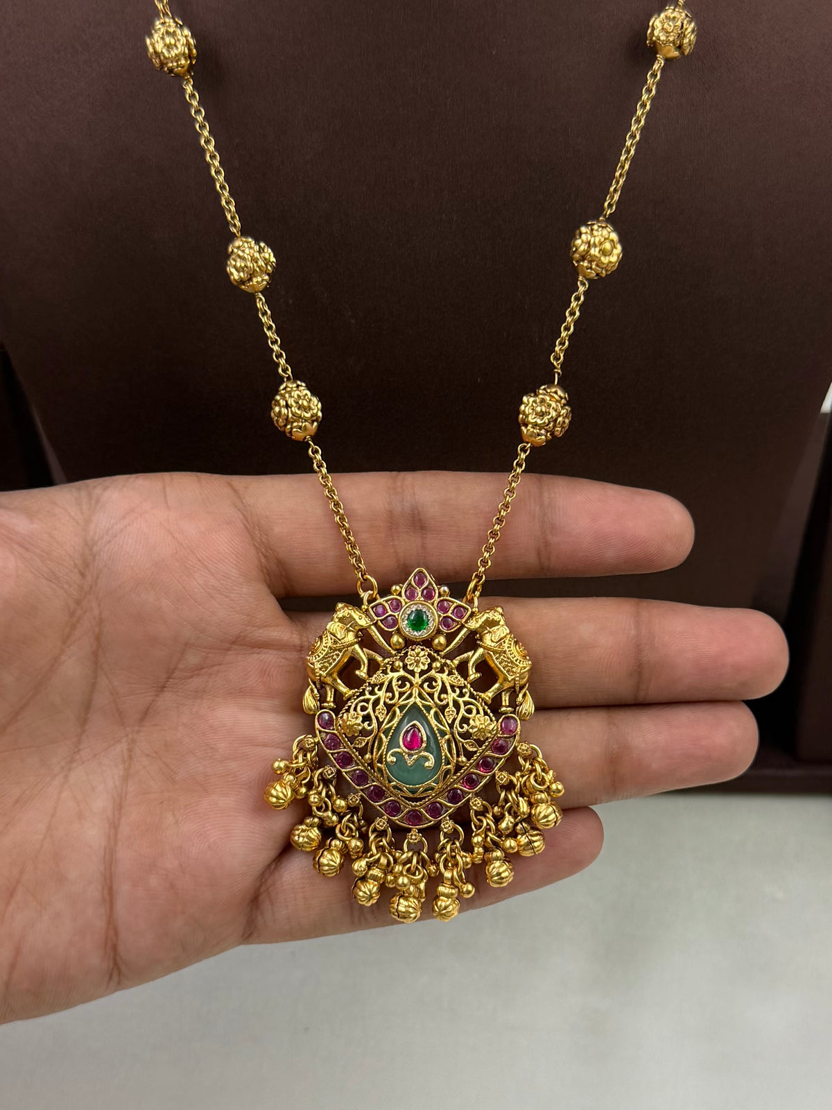 Vanya Chorski Delicate Semi Long Necklace Set