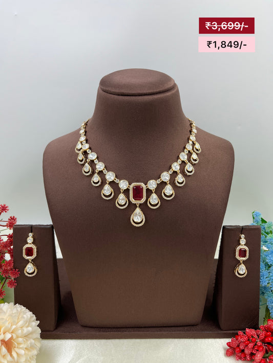 Tarabai Premium Moissanite Necklace