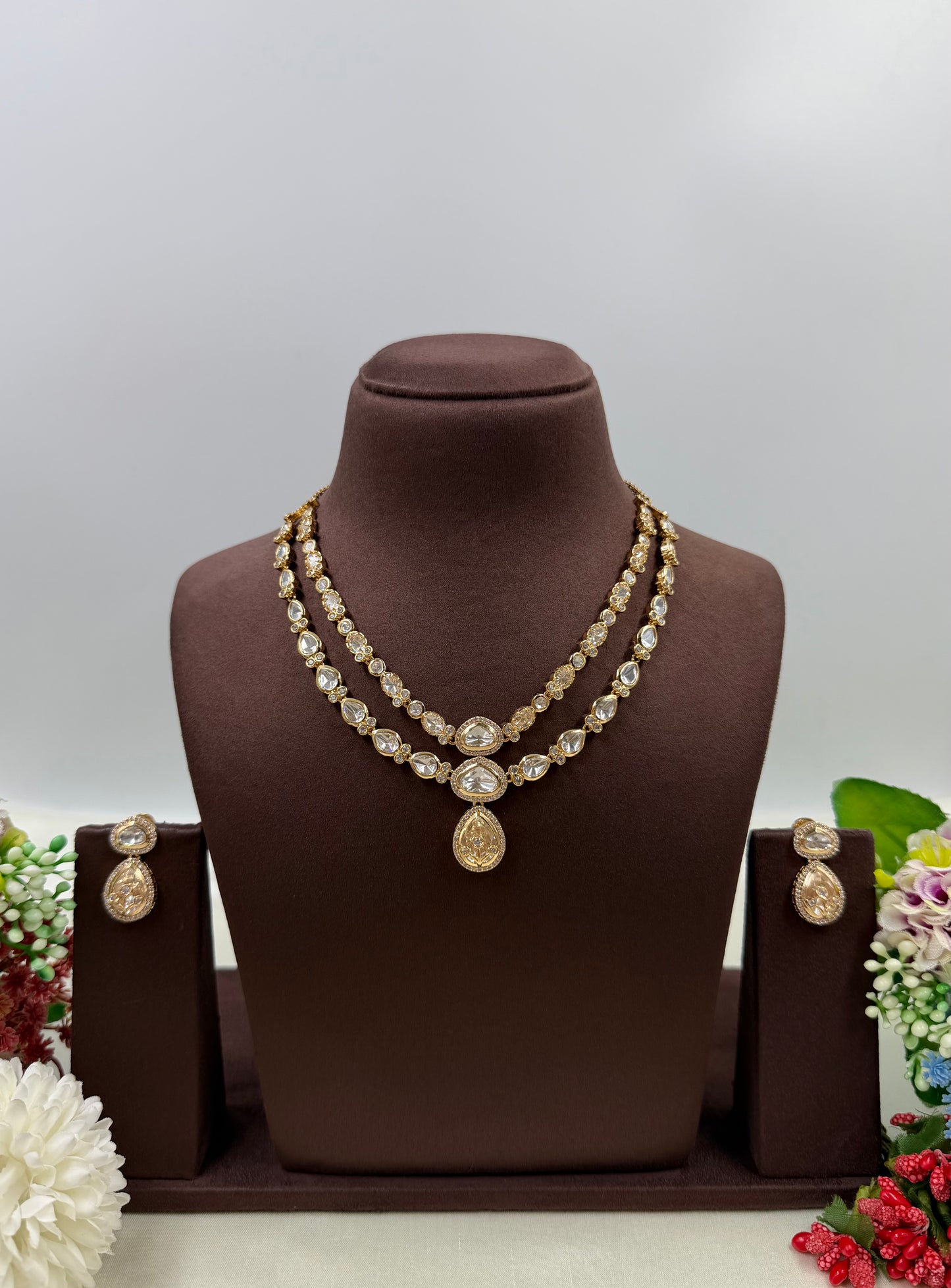 Zara Moissanite Double Layered Necklace