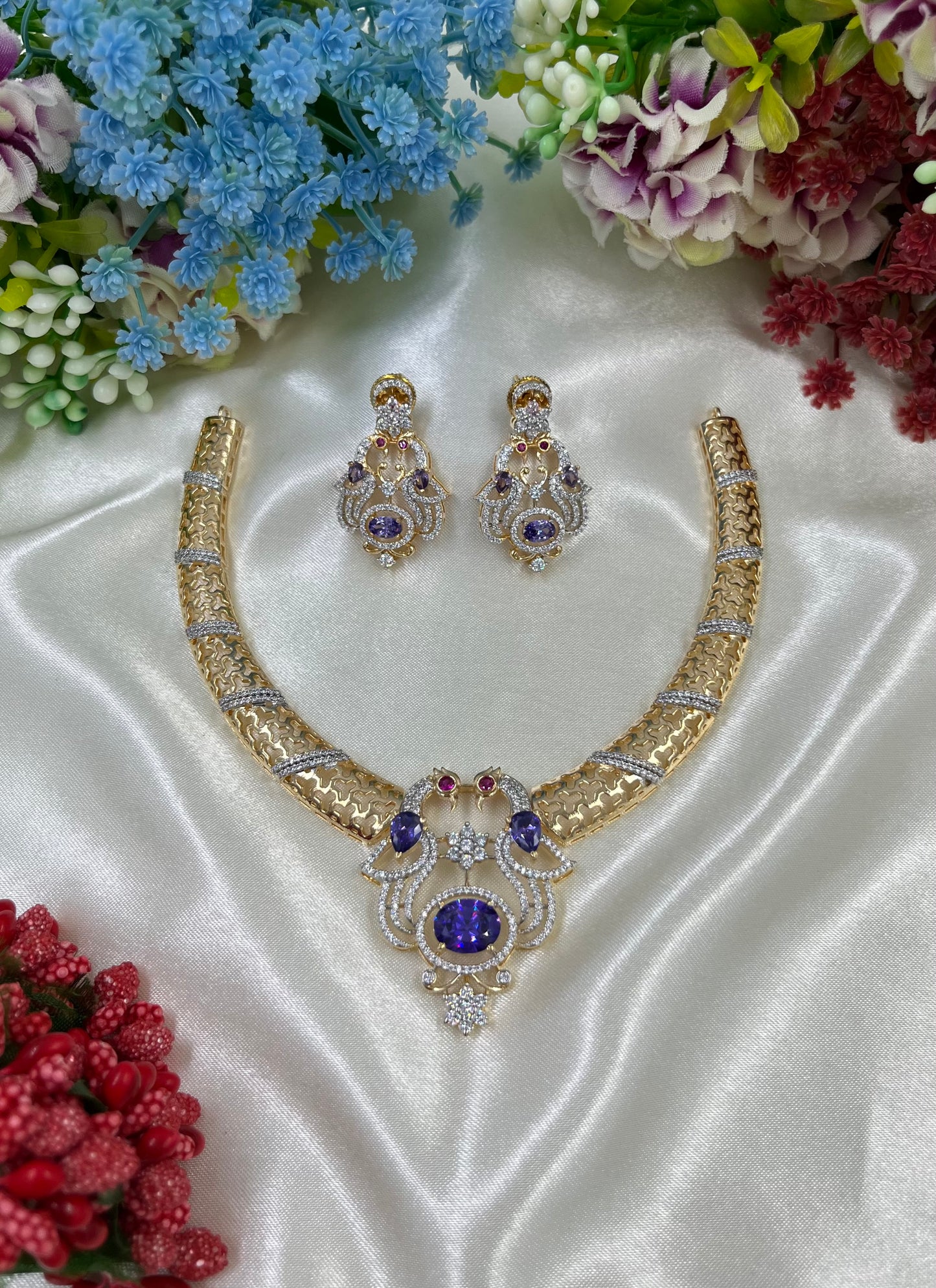 Gowri Traditional Micro Gold Necklace