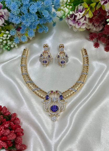 Gowri Traditional Micro Gold Necklace