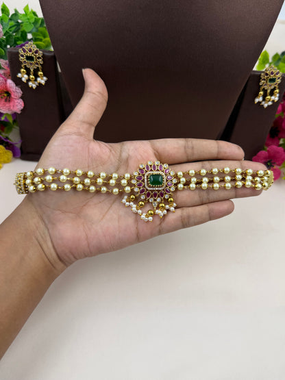 Aneet Traditional Delicate Necklace Set