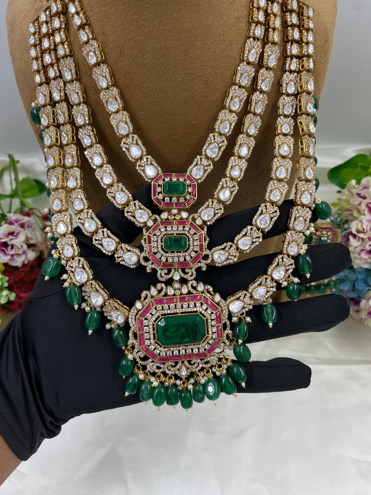 RoyalAura Moissanite Same Bridal Necklace