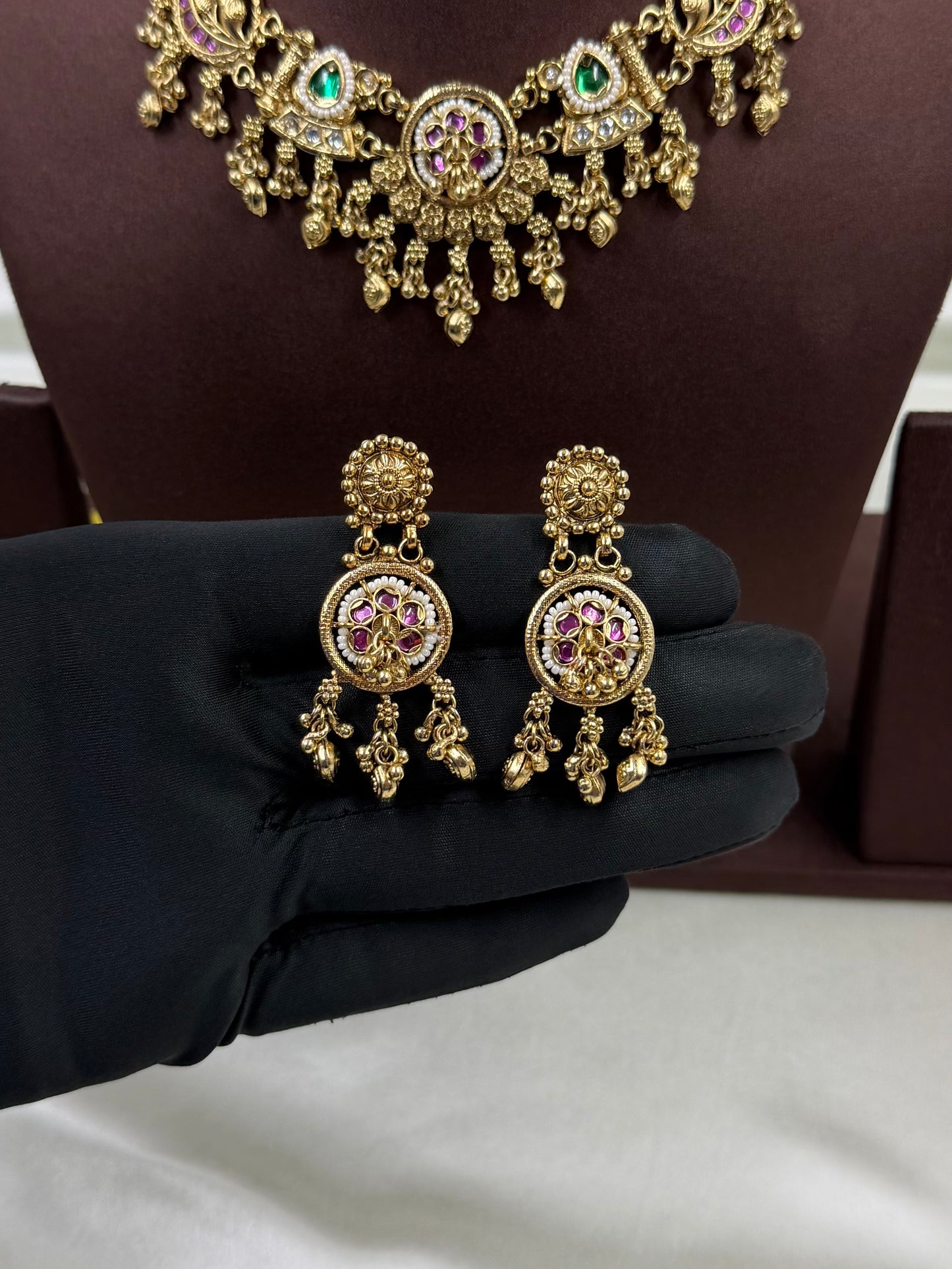 Unnati Heritage Delicate Necklace Set
