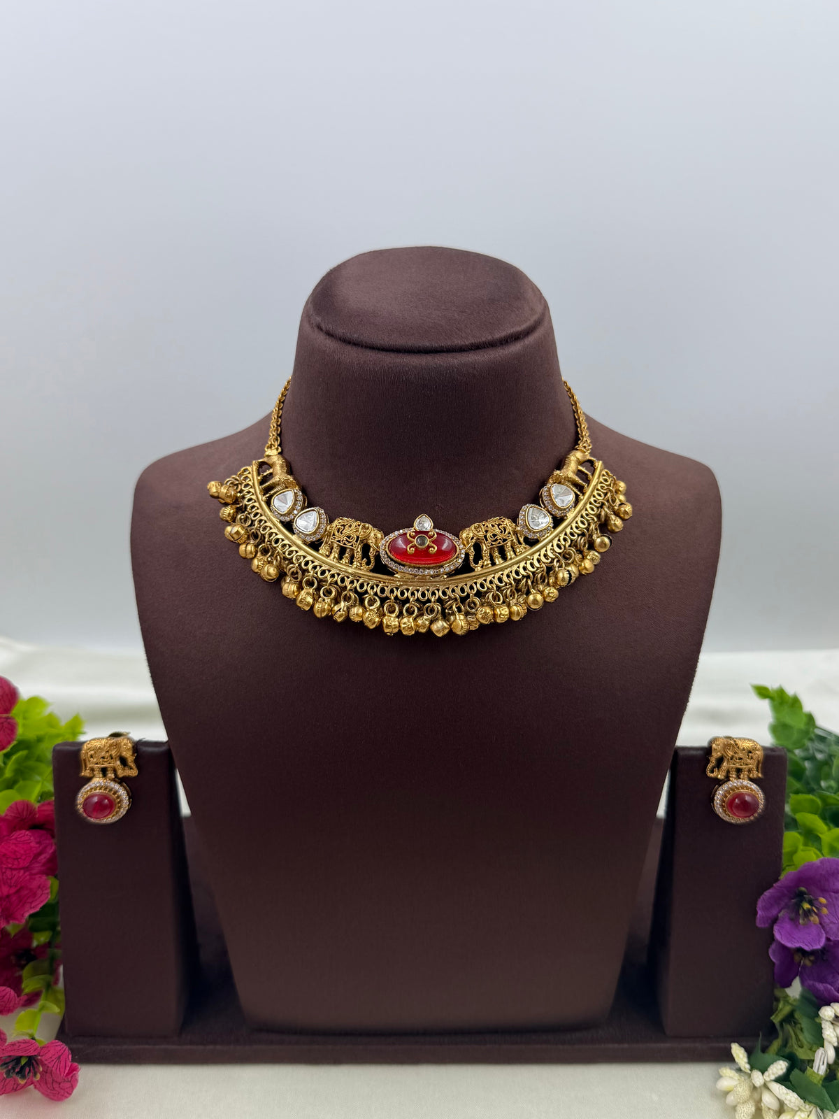 Pallavi South Indian Necklace Set