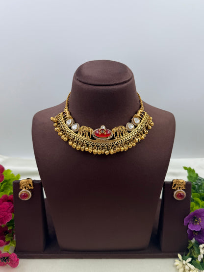 Pallavi South Indian Necklace Set