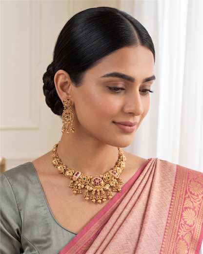 Richa Heritage Delicate Necklace Set