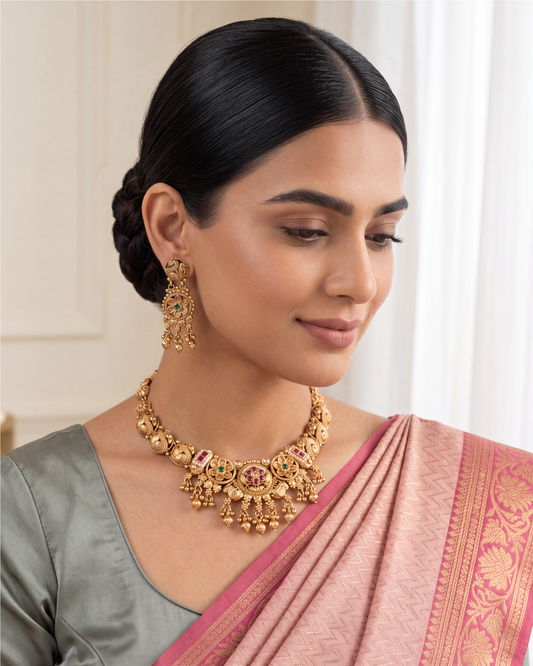 Richa Heritage Delicate Necklace Set