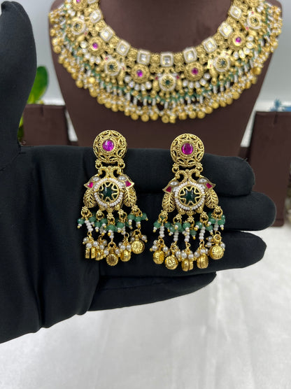 Kriti Heritage Premium Moti Necklace