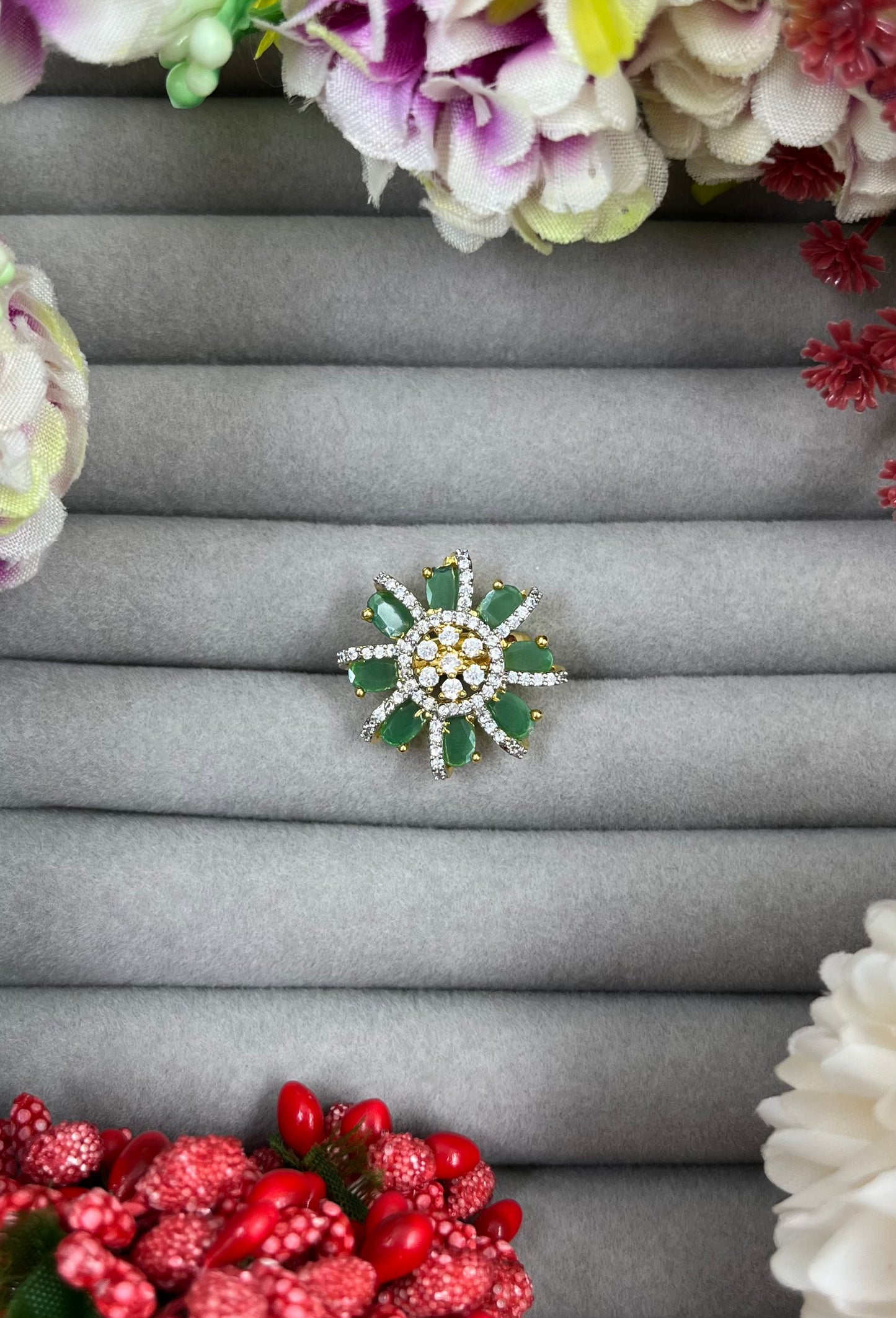 Sita Ad Two Tone Polish Ring