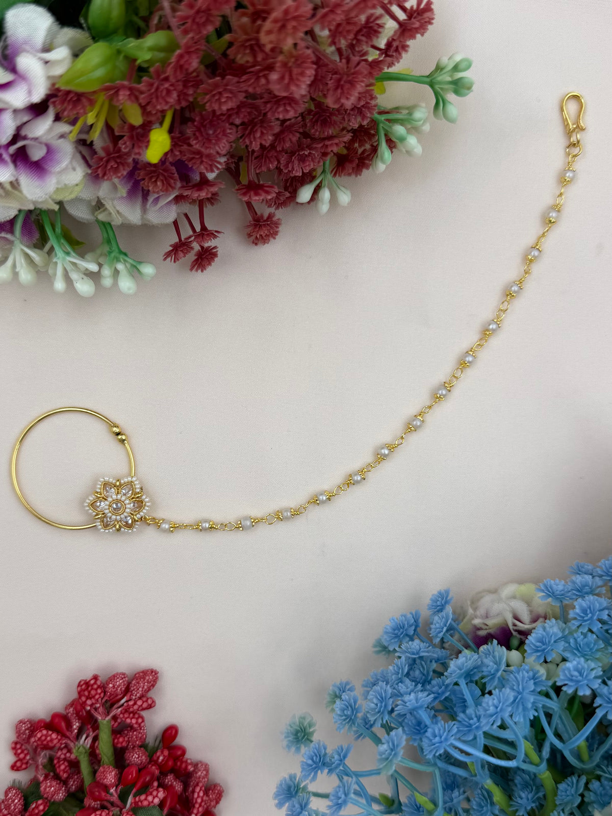 Kanishka Traditional Indian Nose Ring