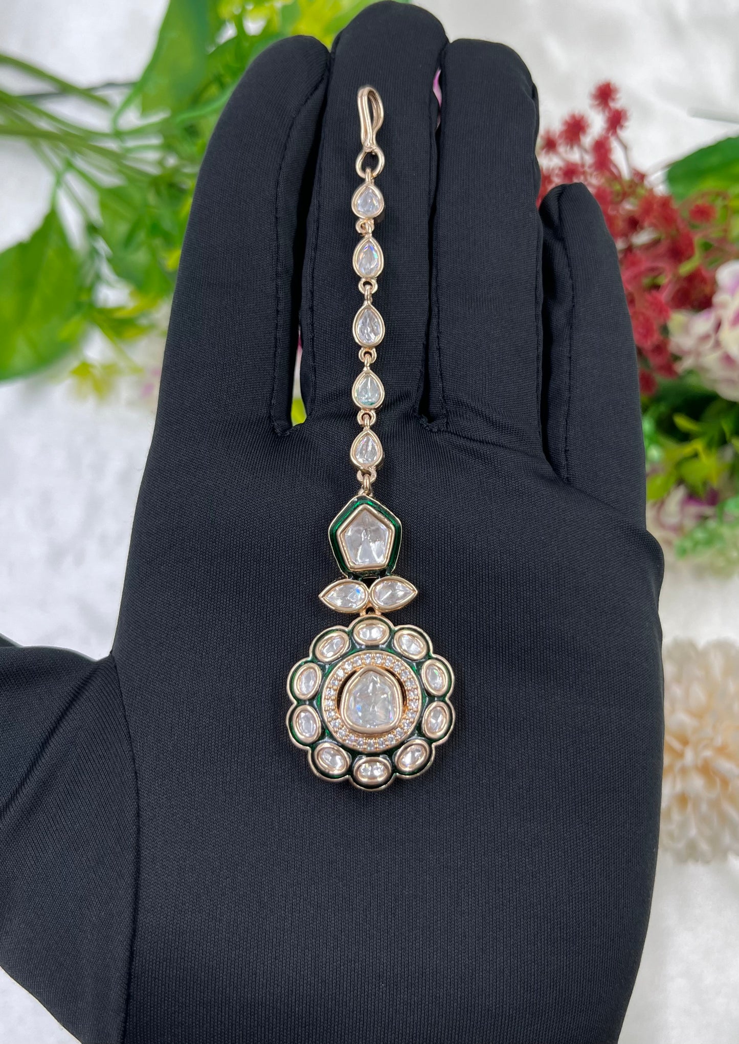 Lalita Premium Moissanite Mang Tika