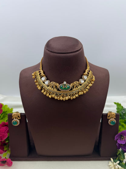 Pallavi South Indian Necklace Set