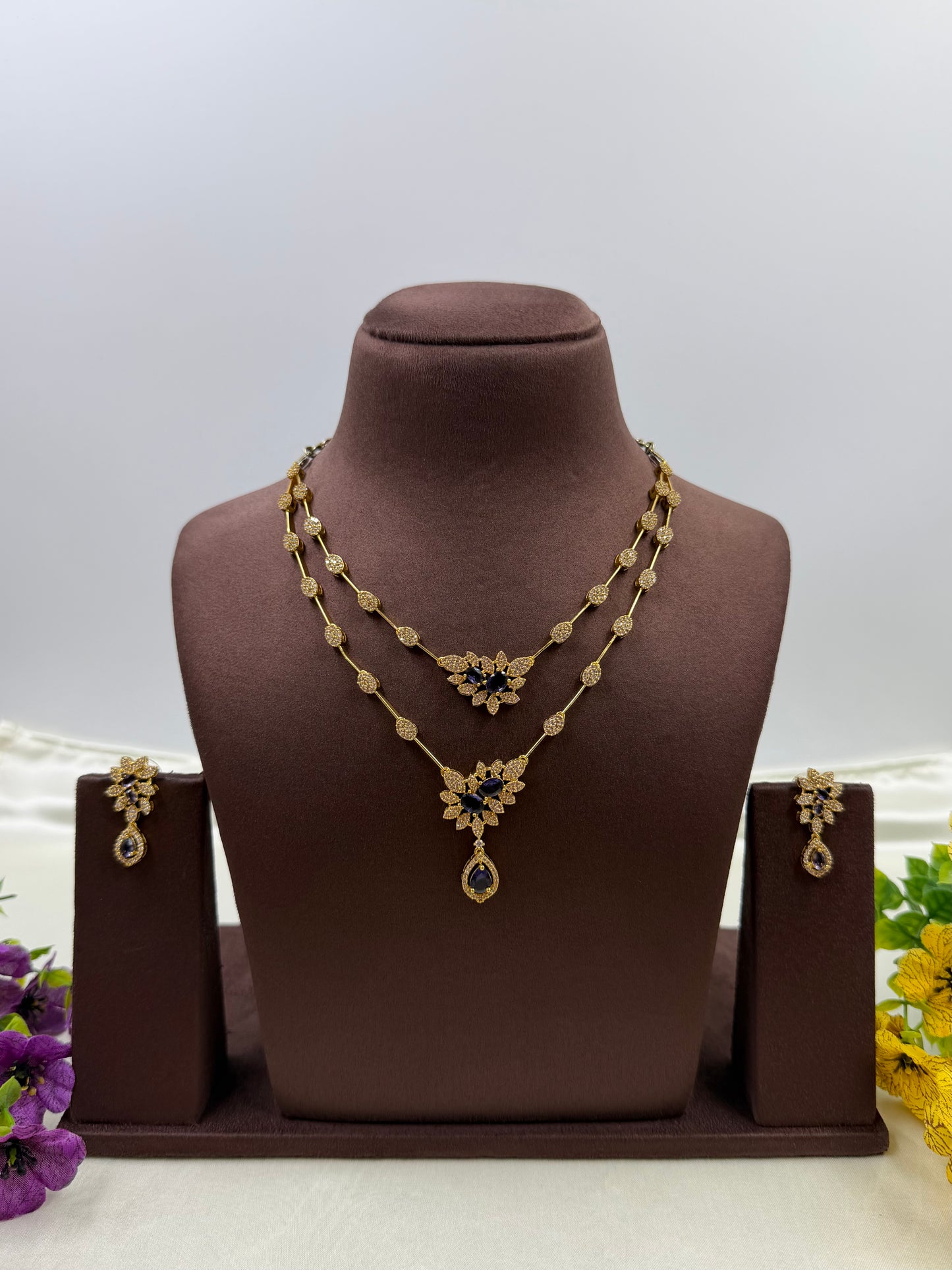 Tanisha Traditional Two Layer Necklace