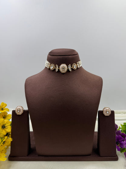 Mukti Moissanite Choker Necklace