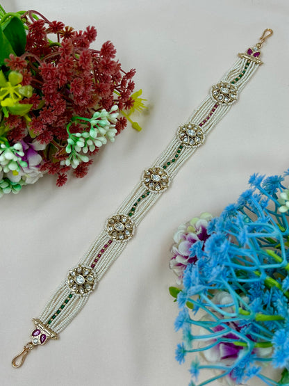 Prapti Moissanite Sheesh Patti