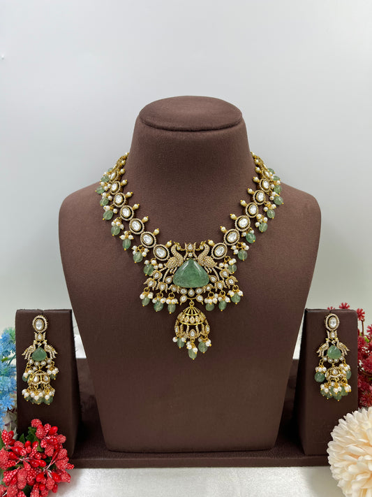 Alankara Granite Victorian Necklace