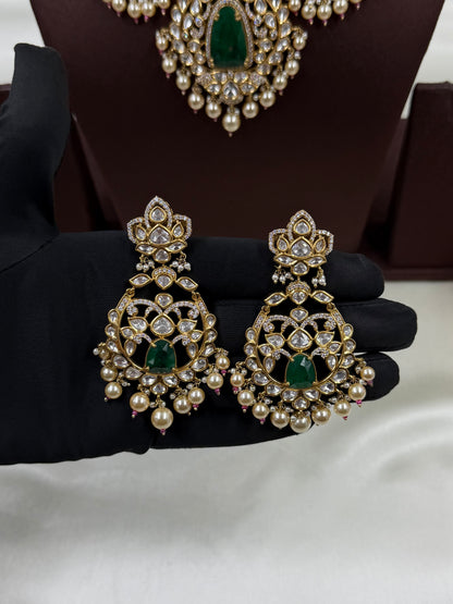 Ruhani Moissanite Choker Bridal Set