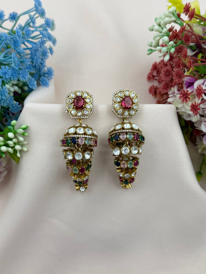 Varsha Premium Victorian Jhumka