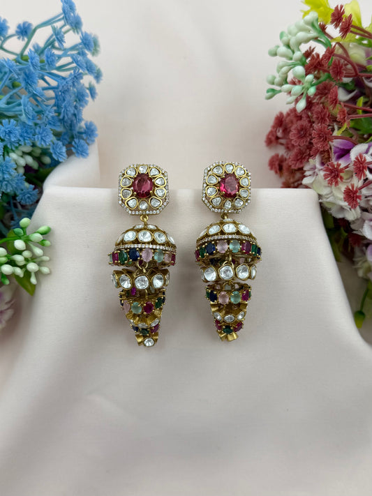Varsha Premium Victorian Jhumka