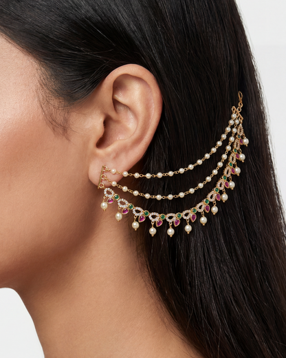 Bhavya Traditional Ear Chain