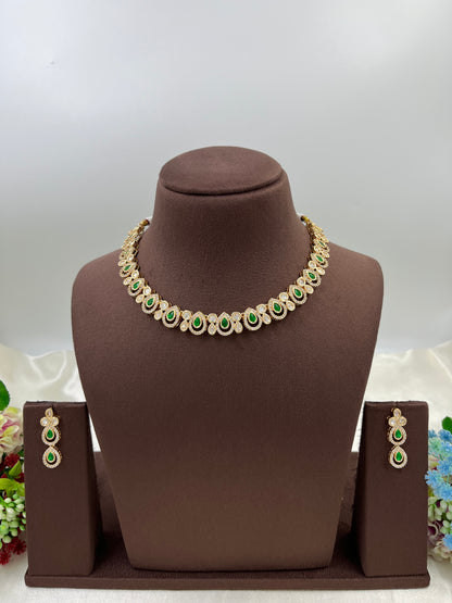 Amethyst Premium Moissanite Necklace