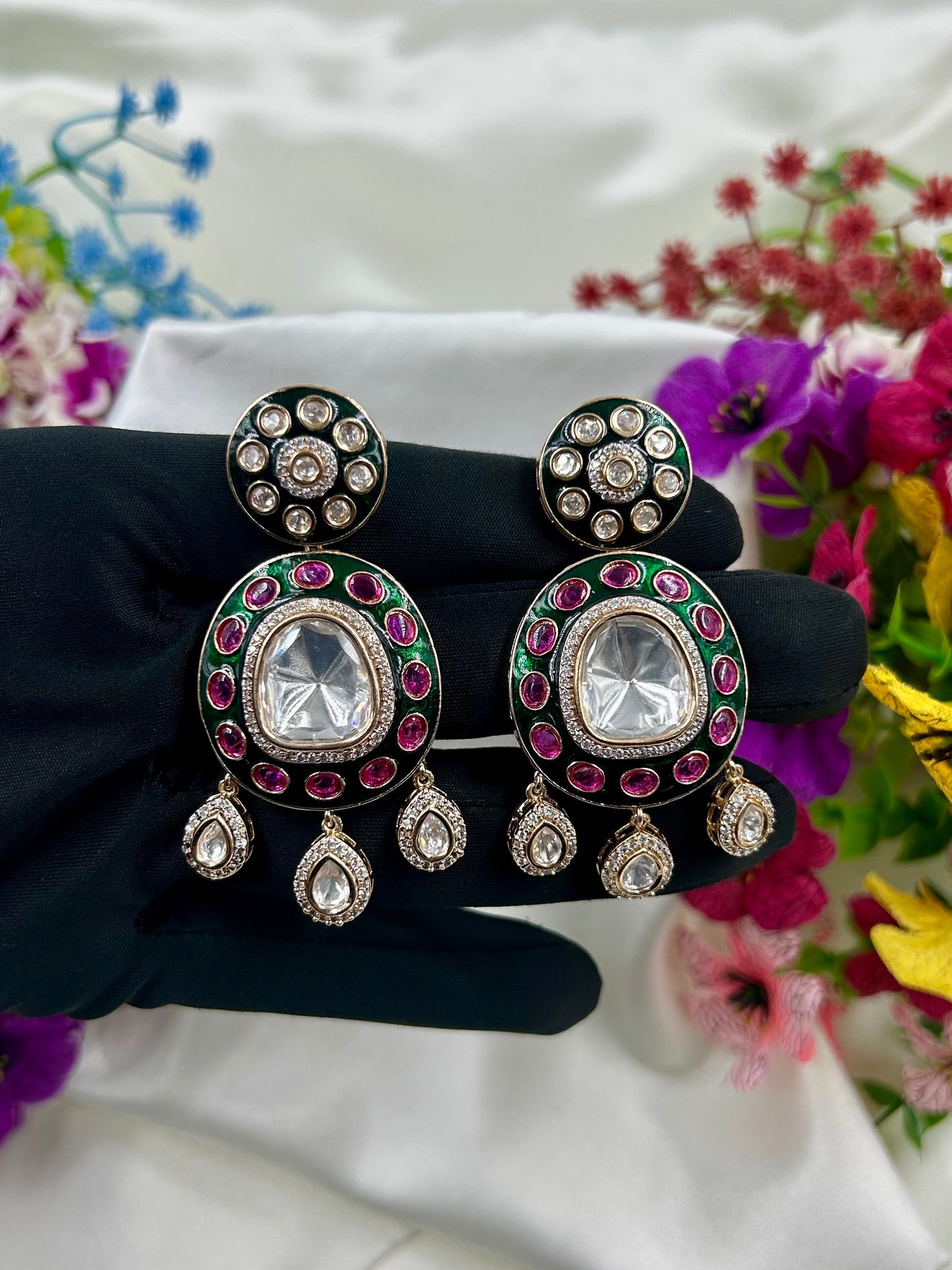 Tanuja Moissanite Earring