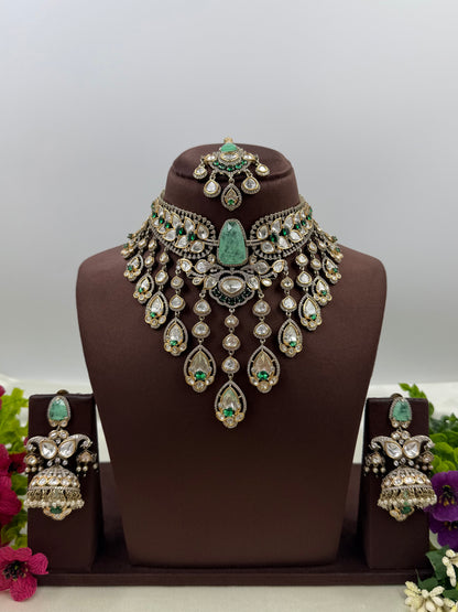 Anushka Premium Victorian Choker Necklace Set