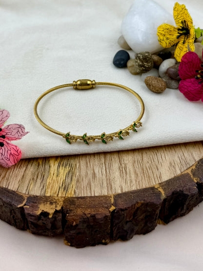 Aliya Crimson Bloom Bracelet