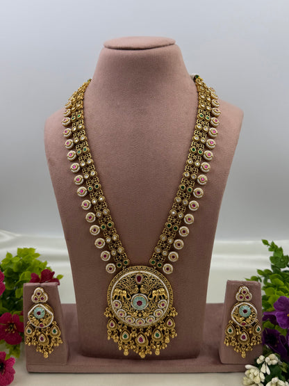 Madhuri Heritage Long Necklace Set