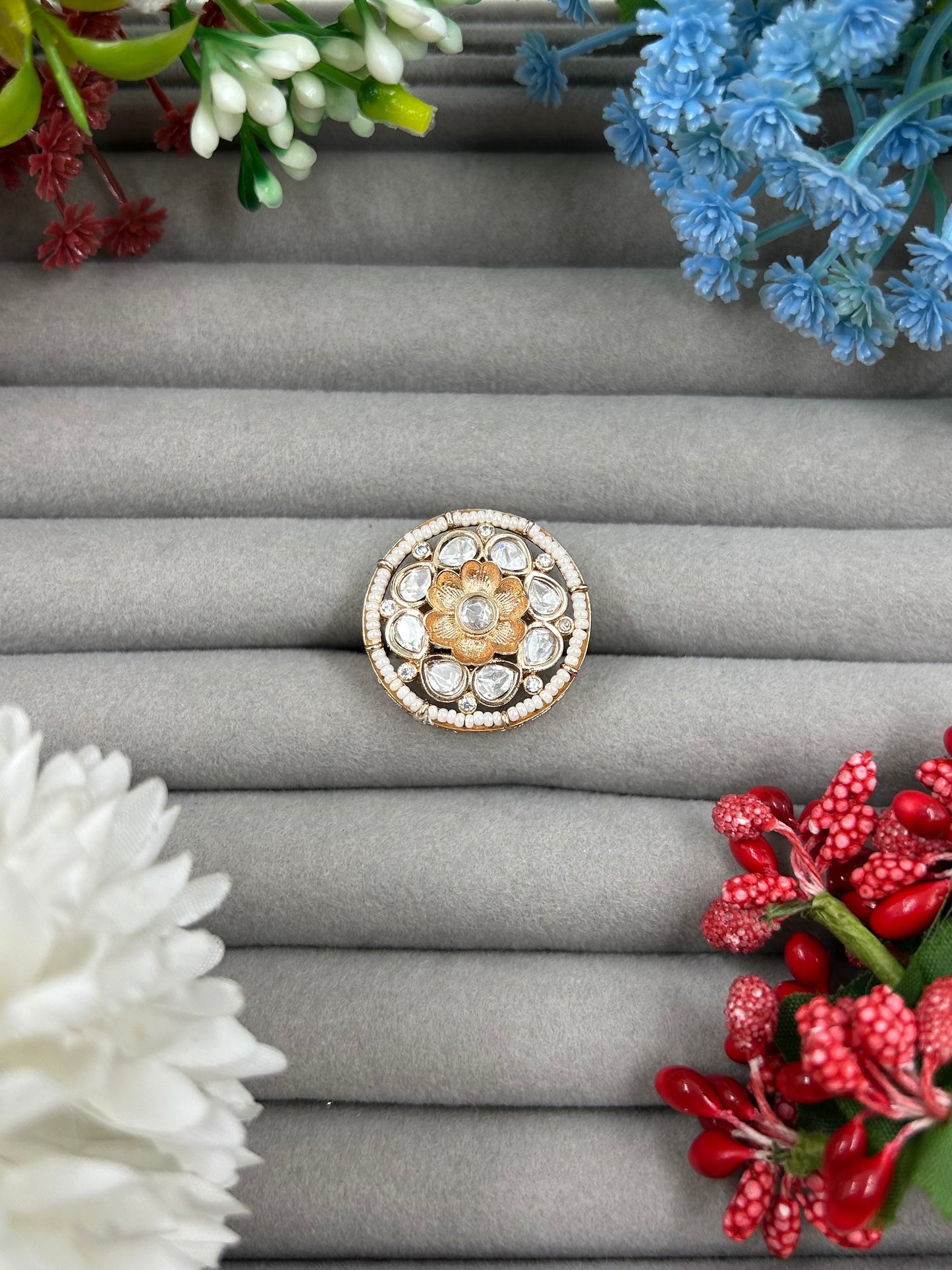 Grace Moissanite Ring (Adjustable)