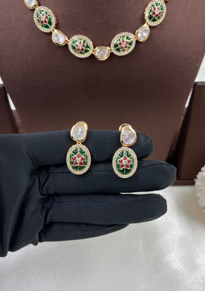 Noor Bahar Moissanite Delicate Necklace