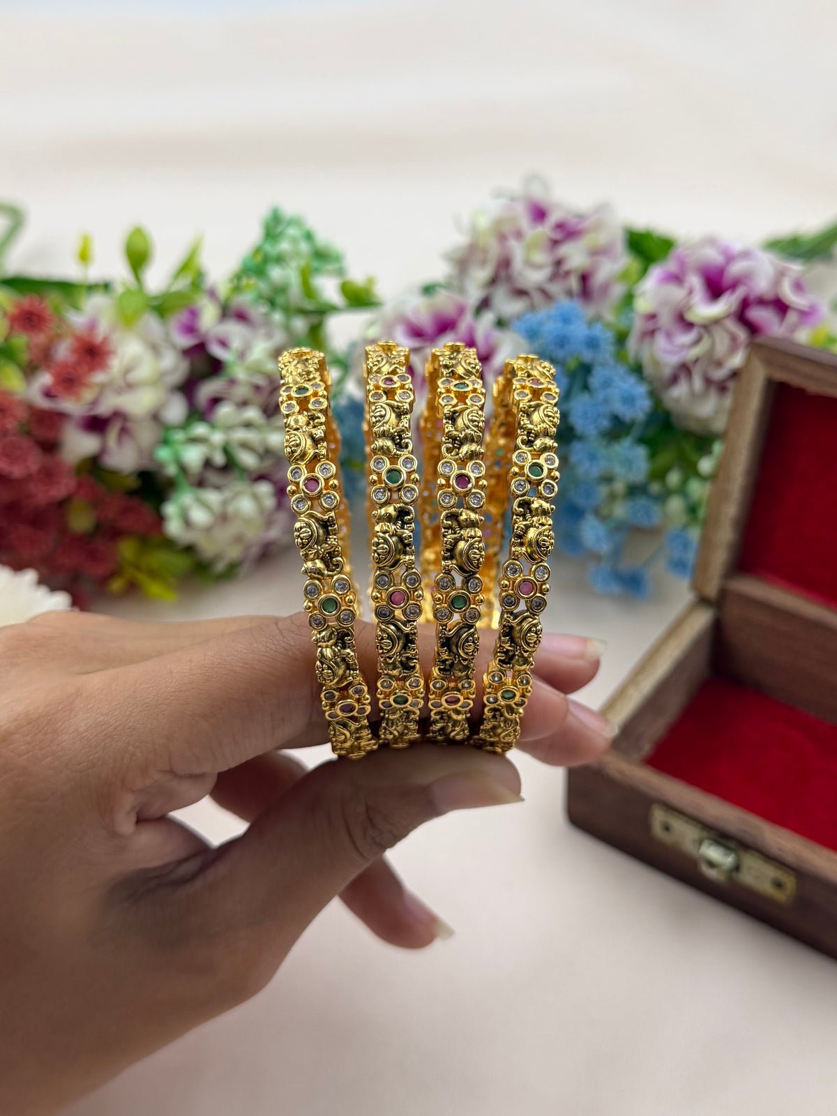 Ashwini South Temple Bangles