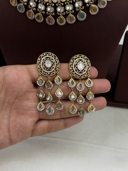 Nidhi Premium Victorian Necklace Set