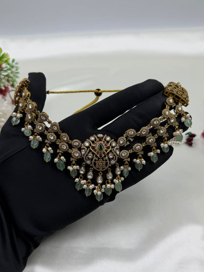 Alicia Victorian Traditional Choker Necklace