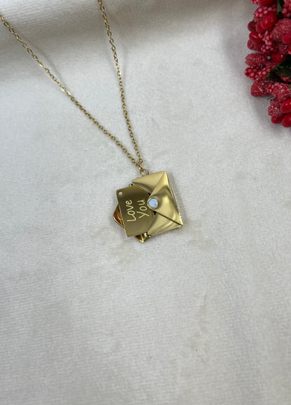 Love You Gold Necklace